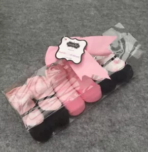 ¡Pack de 3 botines de calcetines de la corona de bailarina recién nacida en una caja de regalo! 0-12mos - Imagen 1 de 9