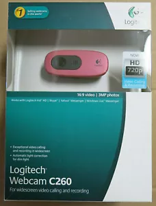 NEW Logitech Webcam C260 Widescreen Video Calling Recording Messenger - Picture 1 of 3