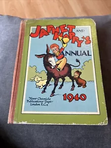 Japhet And Happys Annual 1940 - Good Condition - J F Horrabin - Picture 1 of 13