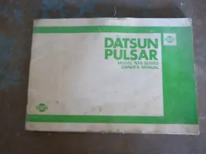 Datsun Pulsar N10 Owners Manual - Bild 1 von 3