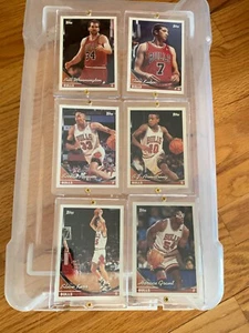 Topps 1994 Nuevo Chicago Bulls Pippen Kukoc Wennington Armstrong Grant Kerr - Imagen 1 de 8