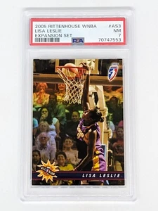 2005 Rittenhouse WNBA Expansion Set #AS3 Lisa Leslie Dunking /333 PSA 7 Sparks - Picture 1 of 2