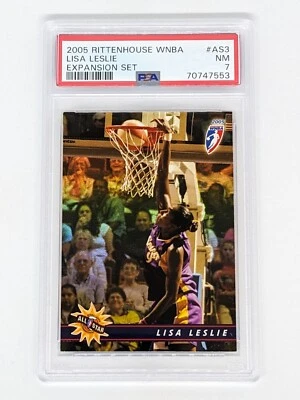 2005 Rittenhouse WNBA Expansion Set #AS3 Lisa Leslie Dunking /333 PSA 7 Sparks - Image 1 of 2