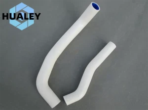 White Silicone Radiator Hose Fits 2003-2008 Suzuki LTZ400 KFX400 DVX400 - Picture 1 of 3