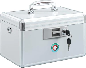 KYODOLED Locking Key Medicine Box,First Aid Key Safe Box with Lock,Key Medicatio - Picture 1 of 12