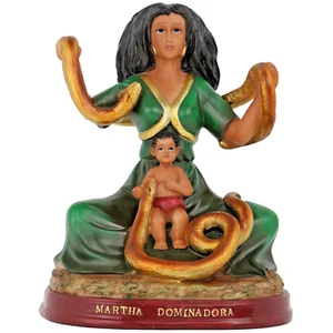 Martha Dominadora 7" afro-karibische Göttin Harzfigur - Bild 1 von 3