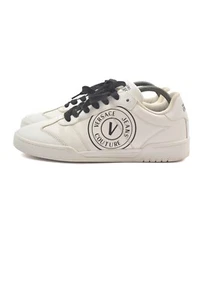 Versace Jeans Couture 75YA3SD1 ZP347 Blanco Tenis Zapatos Talla 43 - Imagen 1 de 9