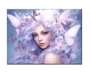 Divertido regalo decoración de pared hogar hadas pintura al óleo cuadro impreso en lienzo - Imagen 1 de 8
