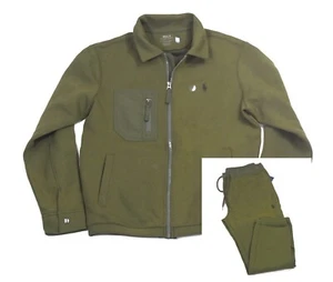 Polo Ralph Lauren Double Knit Tracksuit Full Zip Jacket Pants Set S Small NWT - Picture 1 of 16