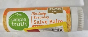SIMPLE TRUTH-EVERYDAY-SALVE BALM-PER BAMBINO-LENDE TAGLI-ERUZIONI CUTANEE-DENTIZIONE-.6 OZ - Foto 1 di 1