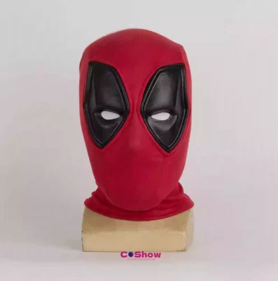 2024Halloween Deadpool 3Mask Cosplay Wade Wilson Full Face PVC Solid Mask Helmet - Image 1 of 4