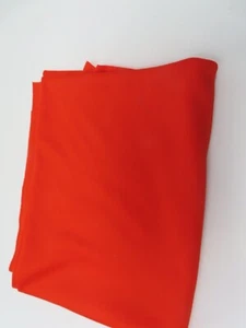 Remanente de tela tejida naranja vintage de 36"" por 32 - Imagen 1 de 3
