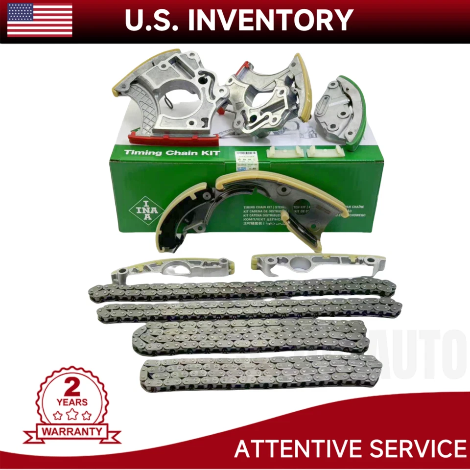 OEM Timing Chain Kit Camshaft Gear For Audi A4 A5 A6 S6 A7 Q7 Q5 S4 S5 SQ5 3.0T Foto 1 de 4