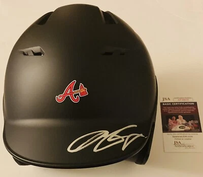 SEAN MURPHY SIGNED AUTOGRAPHED ATLANTA BRAVES FULL SIZE BATTING HELMET JSA COA! - Image 1 of 2