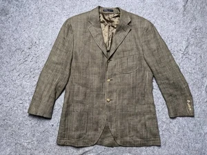 Polo Ralph Lauren Blazer Mens 42R Made in Italy Linen Sport Coat Jacket - Picture 1 of 22