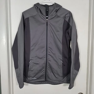 Eddie Bauer Damen XL Trail Softshell Jacke Kapuze grau wasserabweisend Neu ohne Etikett - Bild 1 von 8