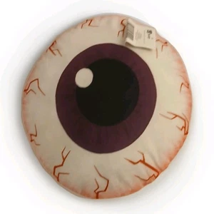Halloween Decorative Door Stopper BLOODSHOT EYE Weighted Bottom Stuffed Fabric  - Picture 1 of 2
