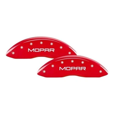 For Jeep Grand Cherokee 21-24 Caliper Covers Gloss Red Caliper Covers w Mopar - Imagem 1 de 3