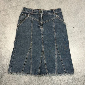 Y2K Designer Denim Rock – Alain Manoukian (S) Jeans Rock - Picture 1 of 3