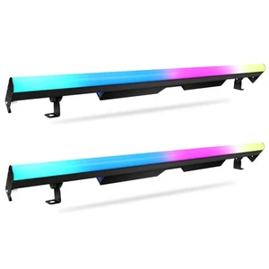 LED Stage Pixel Light Bar - 2Pack 60W 90LED Seamless Splicing RGB DJ Light Ba... - Picture 1 of 7