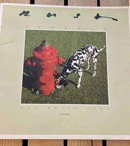 Libro de programa de conciertos de colección Rush Signal New World Tour 1982 - Imagen 1 de 3