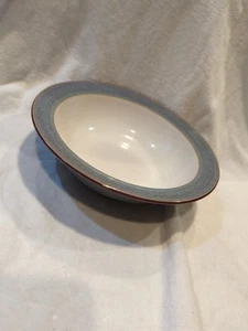 STORM Soup Cereal Bowl DENBY Grey Rim 7-1/8" Discontinued 2007 - Picture 1 of 6