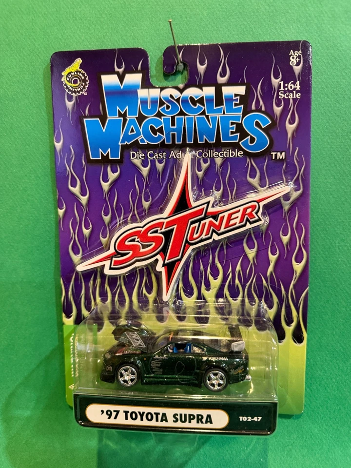 Funline Muscle Machines 1997 negro Toyota Supra Tuner 1/64 diecast sin usar, en caja BX63 Foto 1 de 1