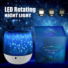 Led Rotating Projector Starry Night Light Star Sky Lights Baby Kids Bedside Lamp