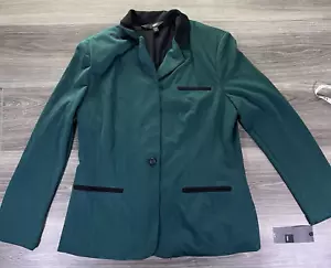 MOSSIMO Womens Tall 1 Button Blazer Jacket UK 18 XL Green Polyester BC15 - Picture 1 of 13