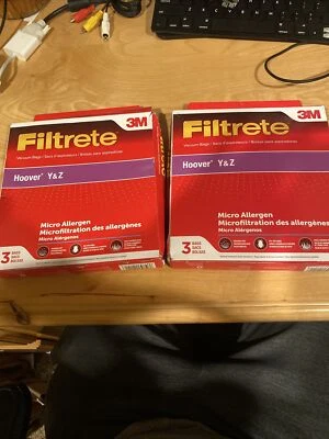 Filtrete 64702B Hoover Y & Z Bags  -  5 BAGS TOTAL! - Image 1 of 4