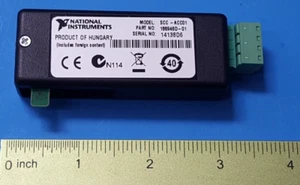ACCELEROMETER INPUT MODULE , SCC-ACC01 , NATIONAL INSTRUMENTS , 166946D-01 - Picture 1 of 4