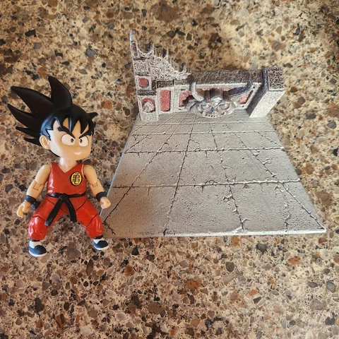 Dragonball Z Collectible Figure Funimation Jakks Pacific 2003 Goku Diorama Loose Cover