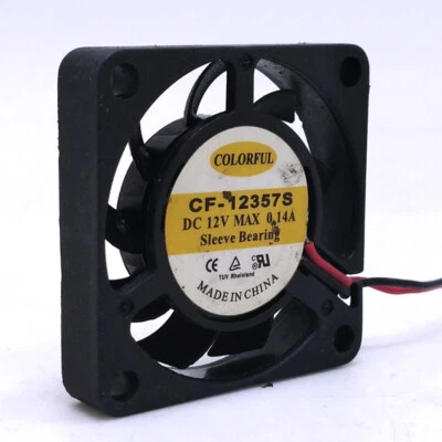 7mm slim mini small fan 3.5cm 3507 12V ultra-thin silent fan CF-12357S cooling  - Image 1 of 3