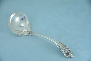 Cucharón de salsa Wallace Grande barroco de plata de ley de 5 7/8" sin monograma - Imagen 1 de 7