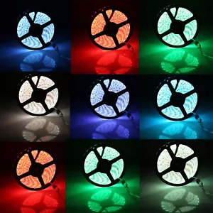 DC12V 1m 5m LED RGB Streifen 5050 SMD Stripe Band Leiste Lichtleiste wasserdicht - Bild 1 von 11