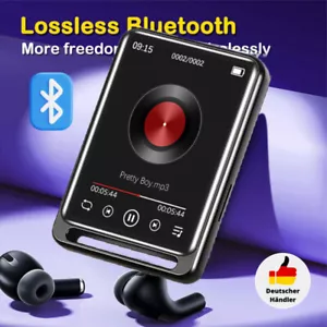 Support 128GB Bluetooth MP3 Player HiFi Bass Musik Spieler HD-mit FM Radio Alarm - Bild 1 von 19