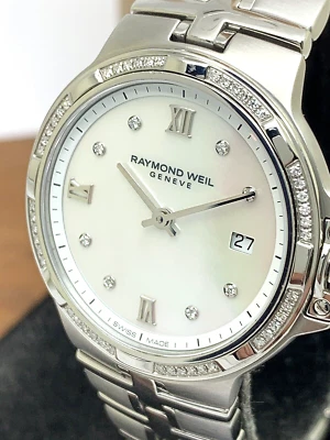 Raymond Weil Women's Watch 5180 Parsifal Diamond Swiss Quartz Silver Steel 30mm - Image 1 of 4