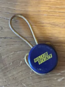 PORTACHIAVI OLIO FIAT VINTAGE COLLEZIONISMO INSEGNA PUBBLICITÀ - Foto 1 di 2