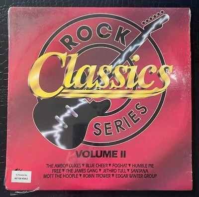 ROCK CLASSICS VOLUME II LP K-Tel HUMBLE PIE Robin Trower SANTANA EX/EX PROMO - Image 1 of 4