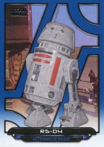 Star Wars Galactic Files Reborn Blue Parallel Base Card ANH-9 R5-D4