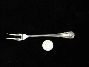 BIRKS REGENCY SILVER PLATE CASCADE  6"  OLIVE FORK  - Picture 1 of 2