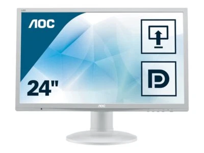 AOC Monitor E2460PQ 24 Zoll Full HD Grau (DVI, VGA, DisplayPort) - Bild 1 von 4
