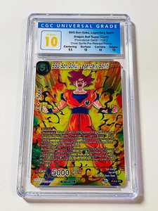 CGC 10 SSG Son Goku Legendary Spirit P-312 PR Promo GOLD Foil Dragon Ball Super - Picture 1 of 4