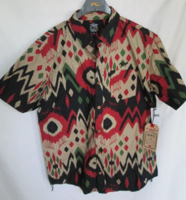 Camisa de algodón con botones manga corta para hombre PRPS Goods & Co Soul talla L nueva con etiquetas Foto 1 de 4