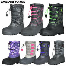 Youth Boys Girls Winter Snow Boot Outdoor Knee High Ski Boots Skiing