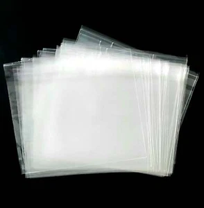 100 Double Cassette Sleeves: Resealable Wraps for Double Plastic Case Cassettes - Picture 1 of 8
