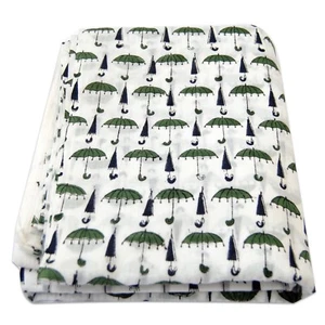 Hand Block Printed Cotton Fabric 5 Yards Voile Dressmaking Sewing Fabrics HDOH8 - Picture 1 of 5