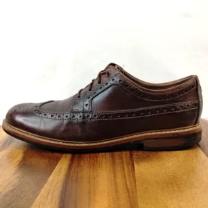 Bostonian Wigtip Men’s Wingtip Brown Oxford Dress Shoes Size 9.5M - Picture 1 of 11
