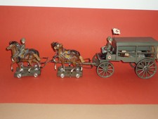 Seltenes unbespieltes Lineol Sanitäts-Gespann aus der 9 cm-Serie um 1916