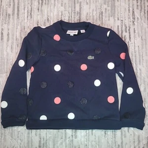 Lacoste Kids Sweatshirt Girls Logo  Pullover Sz 5T  - Picture 1 of 6